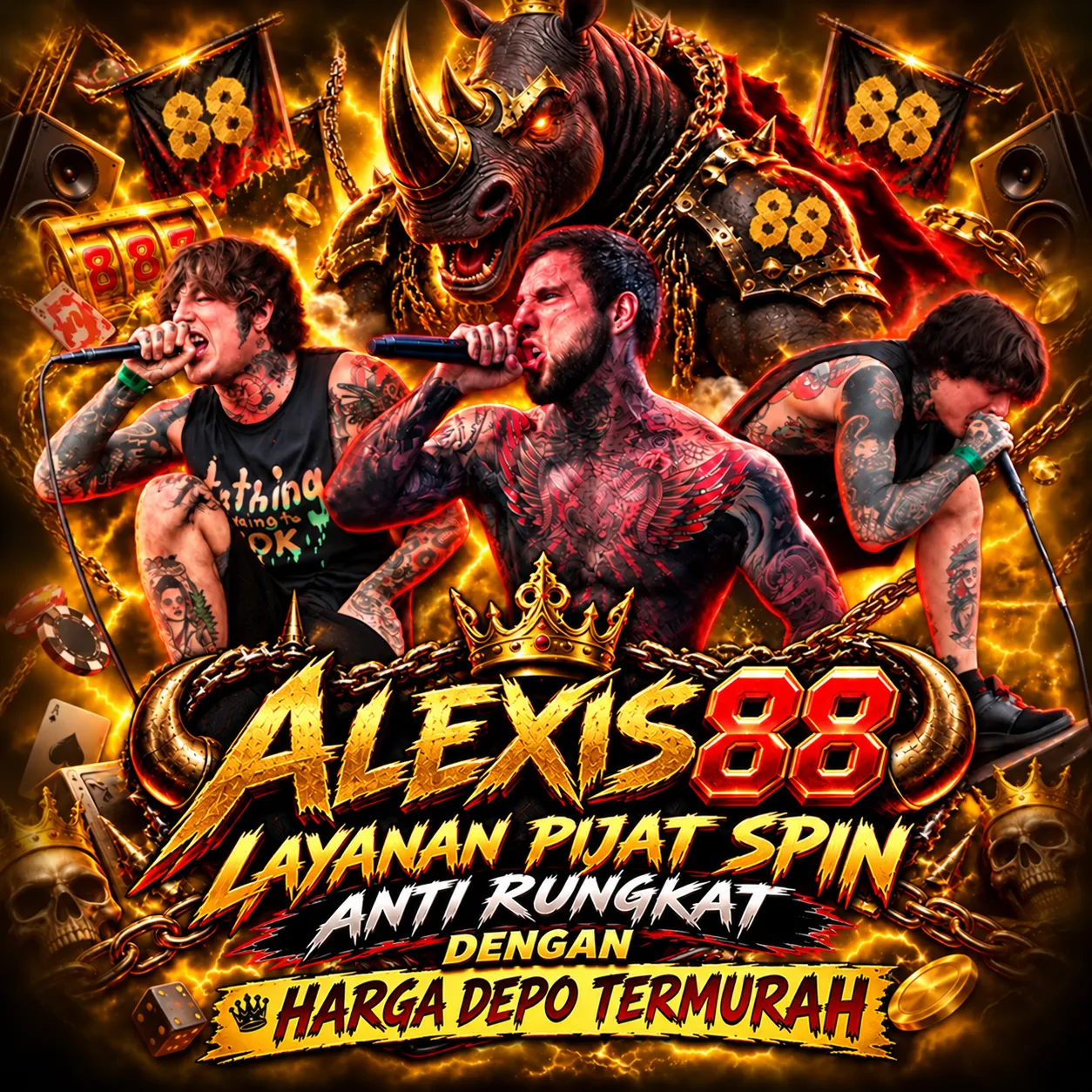 Thumbnail 1 of 3, Poster, ALEXIS88: Layanan Pijat Spin Anti Rungkat dengan Harga Depo Termurah designed and sold by ALEXIS88.
